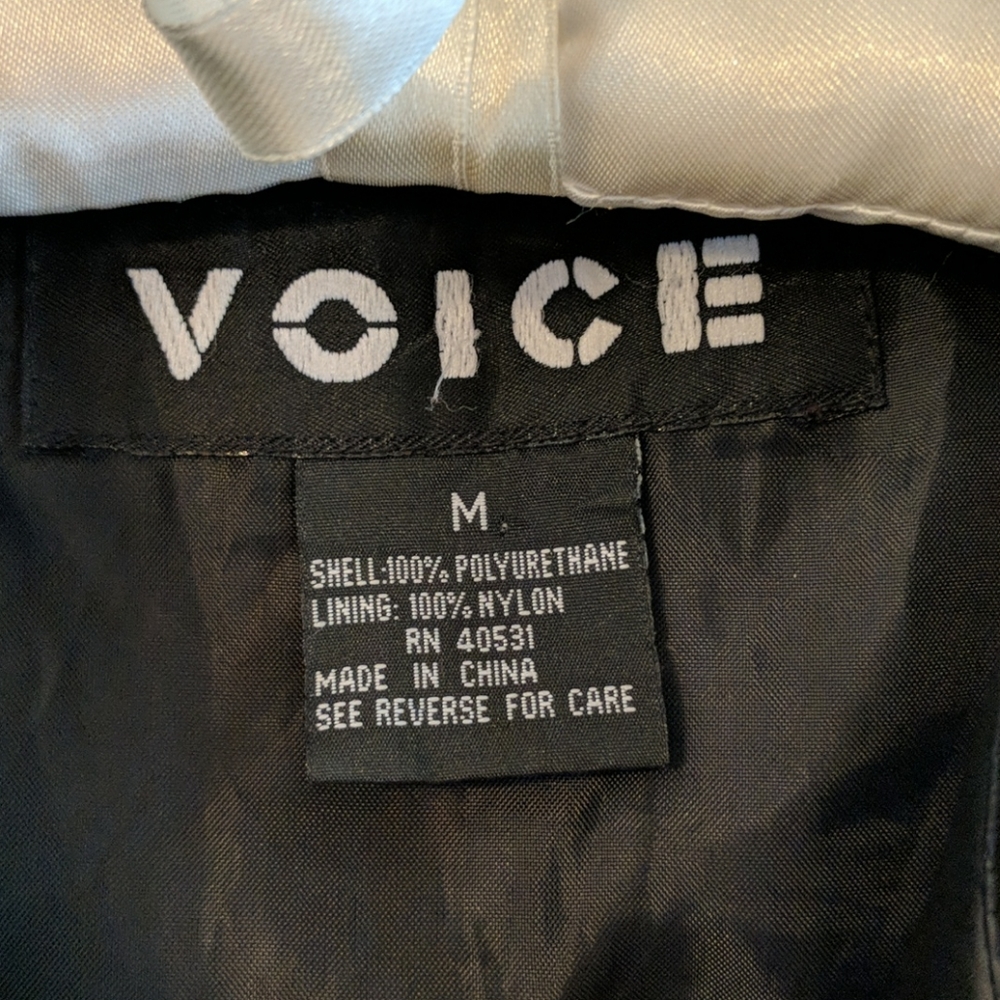 Voice Pleather Jacket EUC - Picture 2 of 3